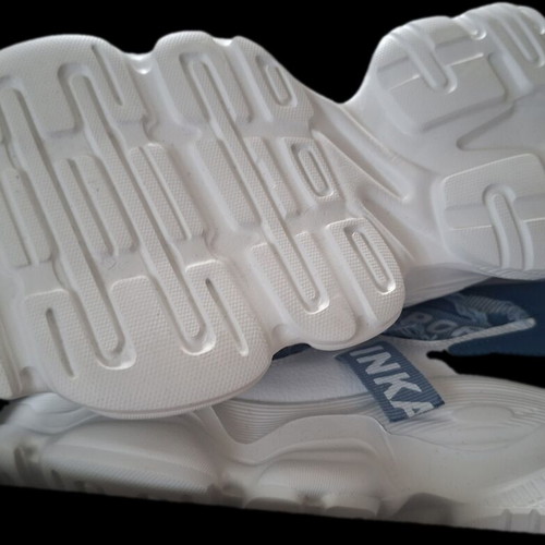 Women's sneakers size 38, new, white and blue