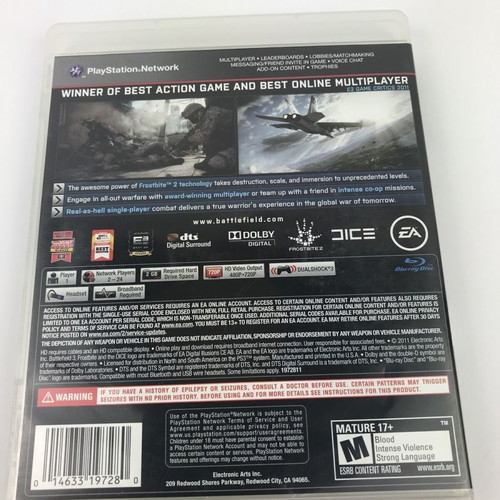 Battlefield games for PlayStation 3 like new, Bad Company, 3, 4