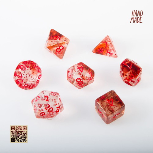 Dice set for Dungeons & Dragons with pouch new