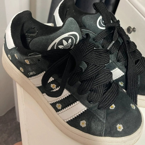Adidas Campus women's shoes with floral design