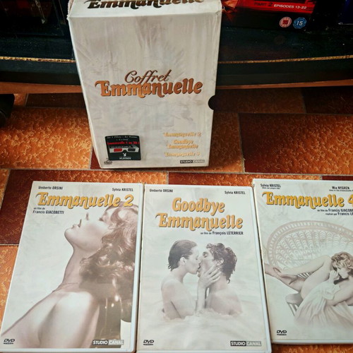 Coffret Emanuelle 3 DVD box set new without subtitles