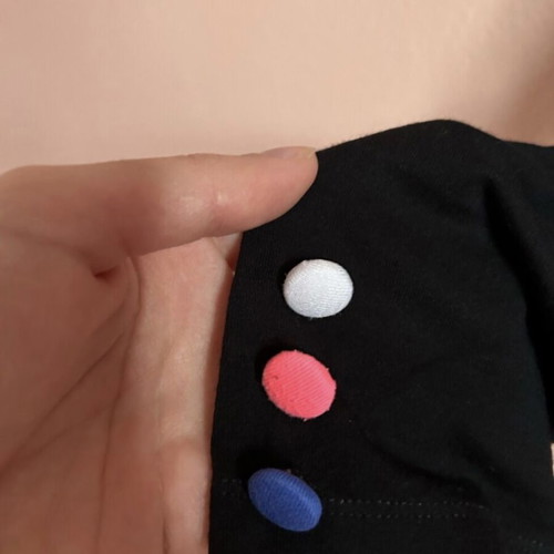 Children's leggings like new with colorful buttons