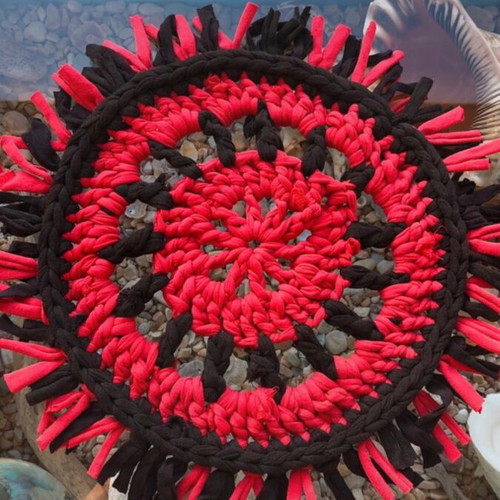 home decoration duo (handmade knitted decorative set) of the house