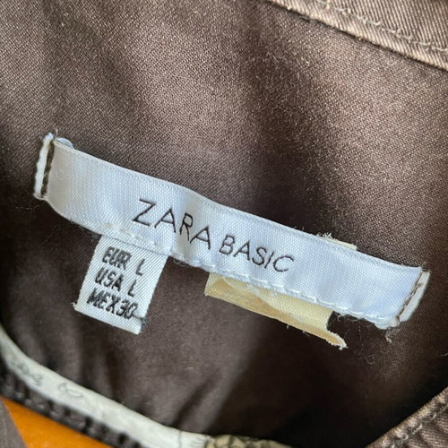 Zara brown coat like new, vintage