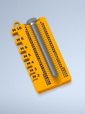 Handheld Screw Size Gauge new
