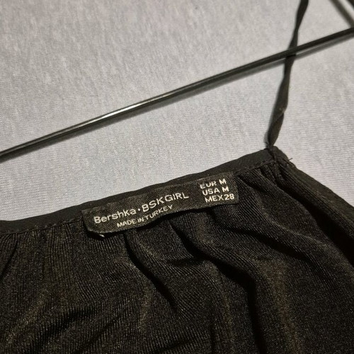 Bershka black tank top size M like new