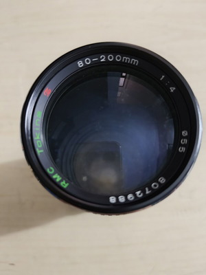 Tokina RMC 80-200mm f4 manual focus zoom lens