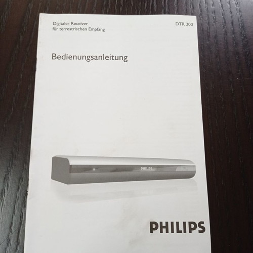 Philips DTR 200 user manual used, in German