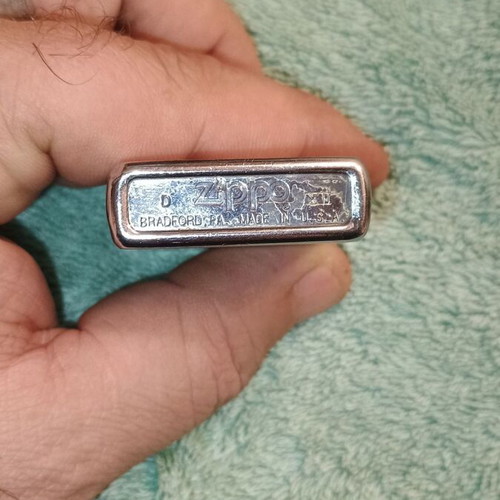 Zippo silver used