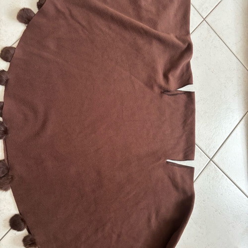 Women's brown cape used for autumn and winter