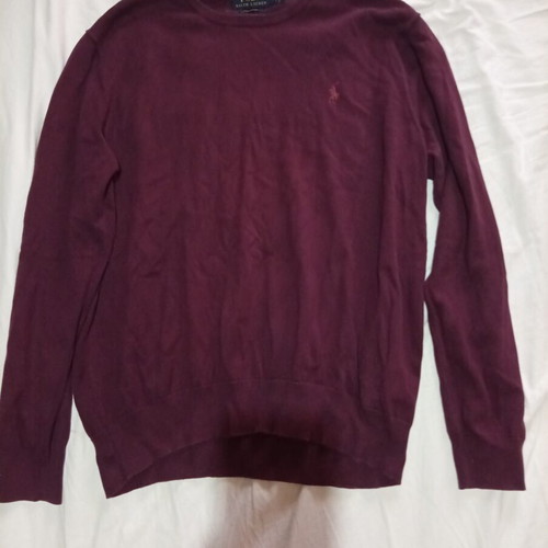 Ralph Lauren Pima Cotton Sweater like new, red, size M