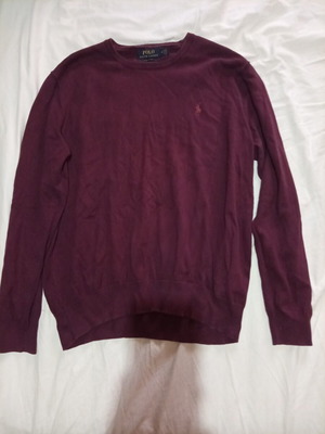 Ralph Lauren Pima Cotton Sweater like new, red, size M