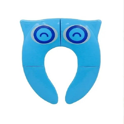 Foldable children's portable toilet HYD-017 blue color new