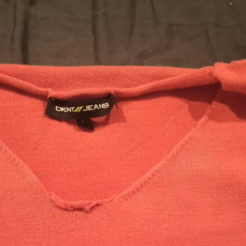 DKNY men's coral blouse large used