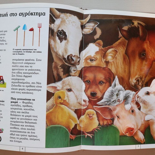 Children's Encyclopedia Animals of the Village and the City used