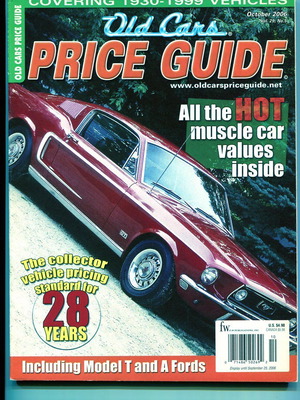 Vintage American magazine Old Cars Price Guide September 2006 like new