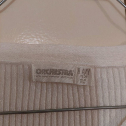 Rib white cardigan Orchestra like new, suitable for XS and S