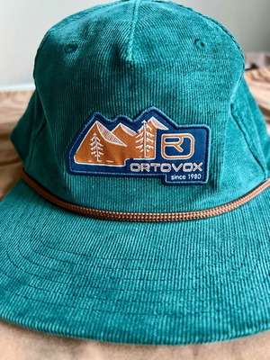 Ortovox vintage badge logo cap green