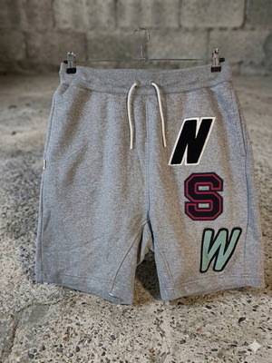 Nike Men's NSW Fleece Varsity Patch shorts gray like new size M