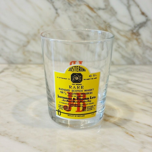 Vintage J&B Rare whisky glass like new, 1940s–1950s