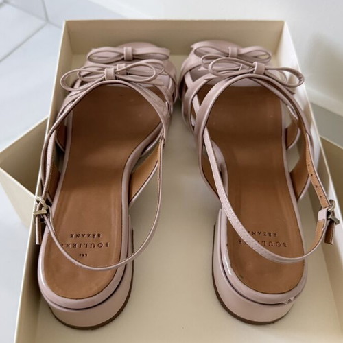 Low Evie Sandals Sezane size 40, like new, pink