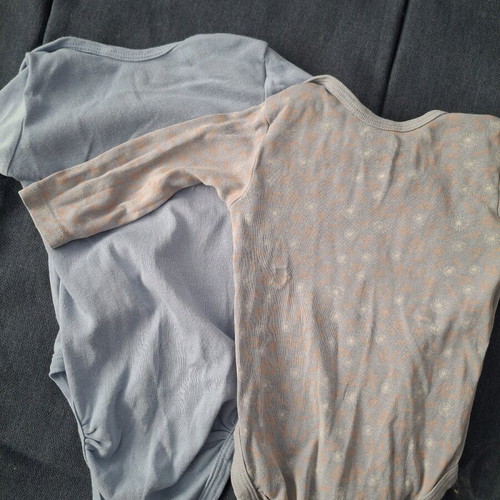 Baby bodysuits used, 2-6 months, pack of 2, brand Sinsay