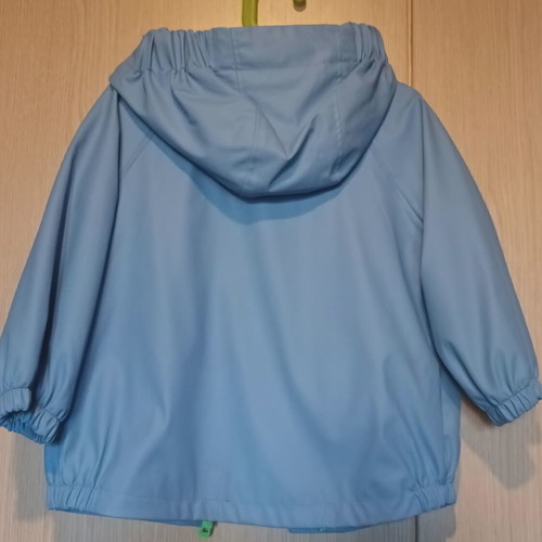 Zara waterproof jacket for girl size 110cm like new, blue