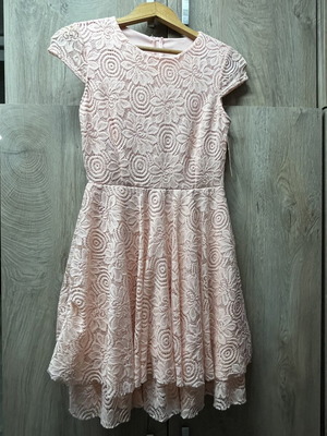 Women's dress new with tag, elegant pink lace