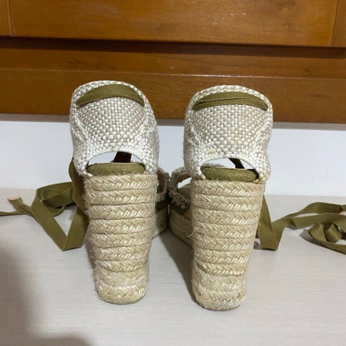 Castaner espadrilles used, high, khaki