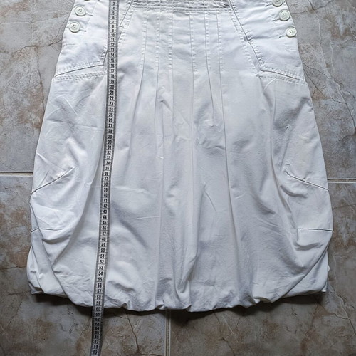 Blue River summer skirt new, white, size L