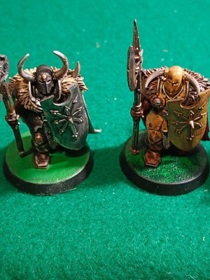 Warhammer Age of Sigmar painted miniatures set 5, 4 various miniatures