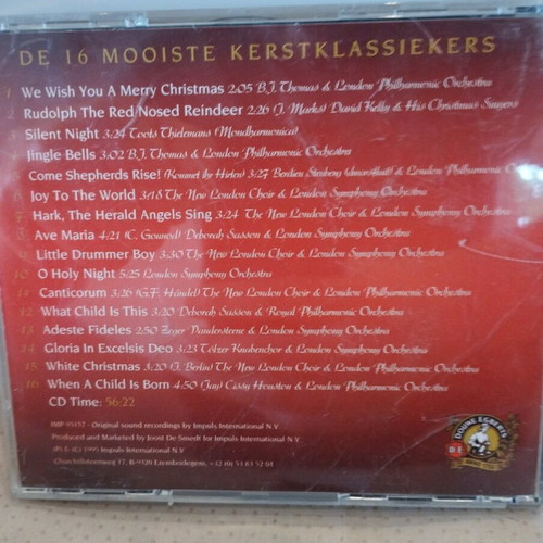 Douwe Egberts Kerst CD like new, pop