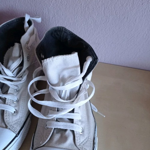 Goldstar canvas athletic shoes used, size 39, beige