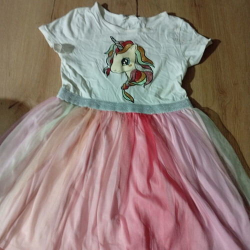 H&M Girls' Dress 7-8 Years Like New, Colorful