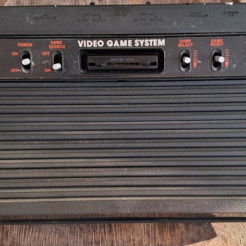 Video Game System used, classic console without cables