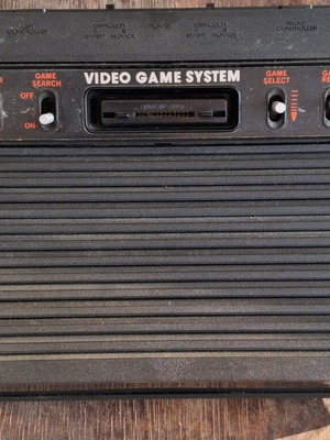 Video Game System used, classic console without cables