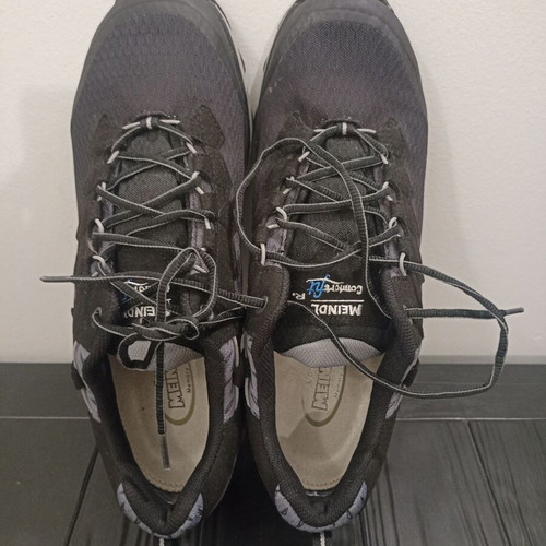 Meindl Activo Sport GTX low hiking shoes, size 45, black/grey