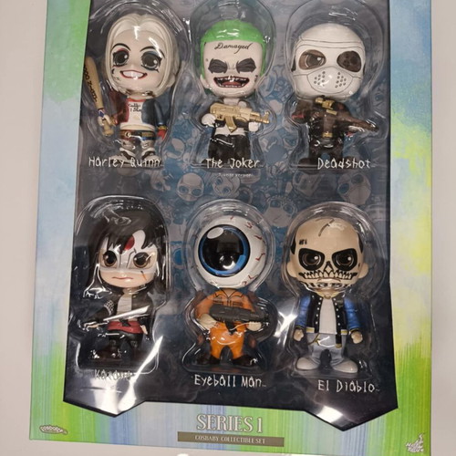 Hot Toys Cosbaby Suicide Squad Collectible Set Series 1 like new
