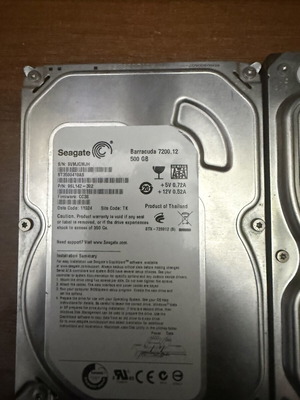 Seagate Barracuda HDDs 500GB and 1TB set