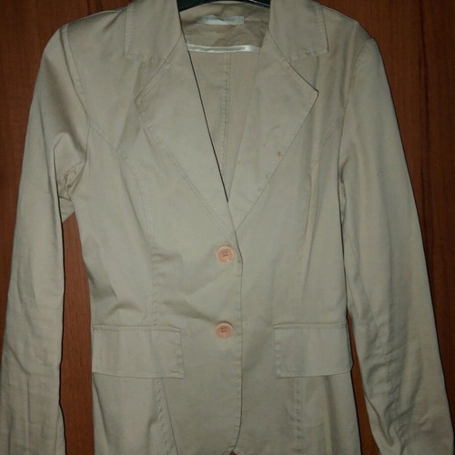 Spring beige jacket used, size S