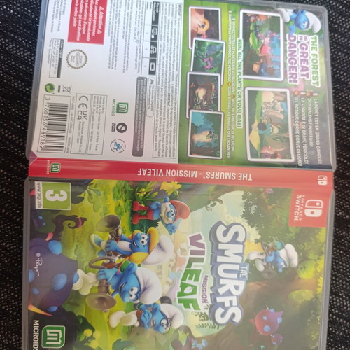 Nintendo Switch The Smurfs Mission Village game