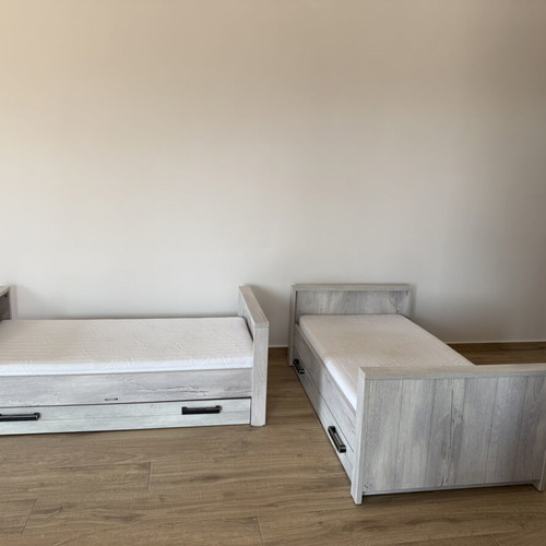 Baby beds set like new with dresser, changing table and shelf
