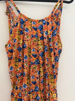 Regalinas floral tirante dress with waist belt new
