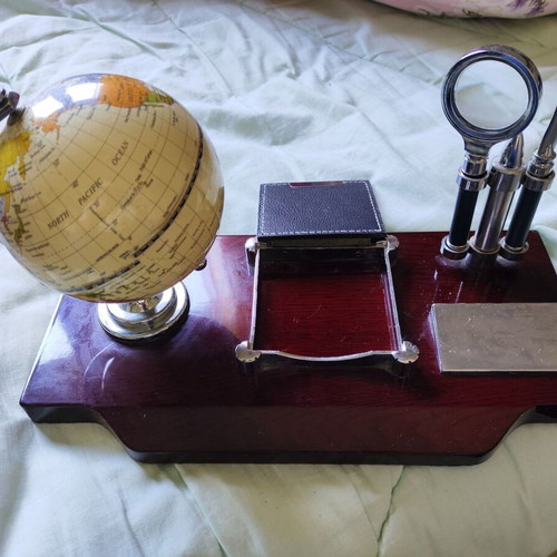 Classic wooden office organization set like new
