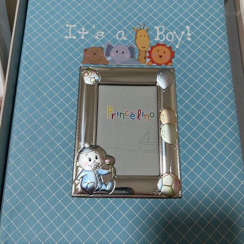 Princelino photo album for boy with frame new