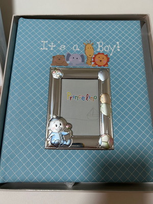 Princelino photo album for boy with frame new