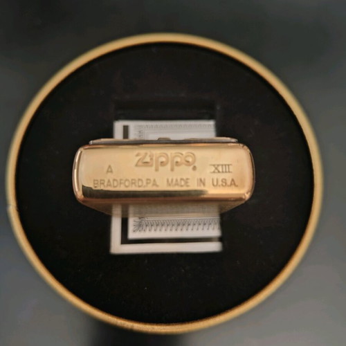 Zippo Harley Davidson Gear Brass 1997 new collectible lighter