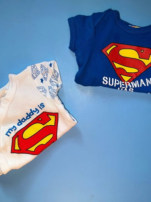 Baby bodysuits used for boy 0-3 months, set of 2