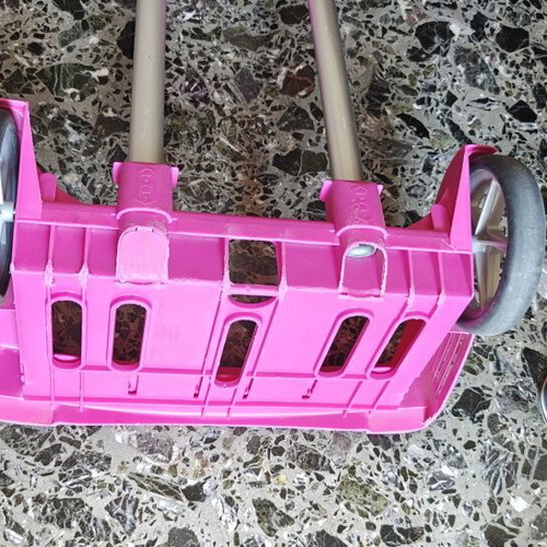 Safta detachable trolley base for school bag like new, fuchsia