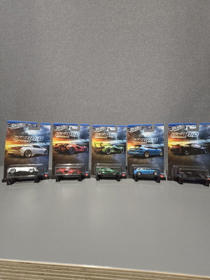 Hot Wheels Silver Series Hybrid Speed set of 5 cars new
